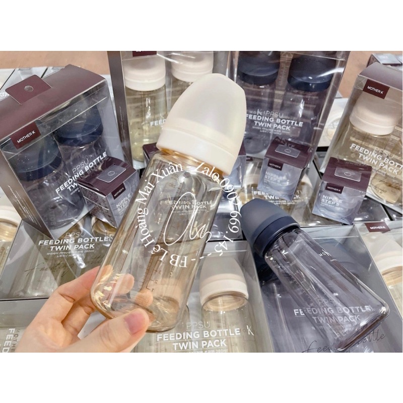 Bình sữa Mother K Basic Series 200ml - 300ml Cho Bé Từ Sơ Sinh