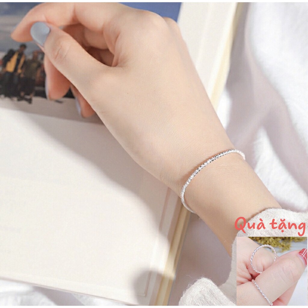 Lắc Tay Xù bạc ta , có tặng quà