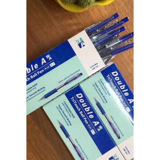 Bút bi xanh Double A