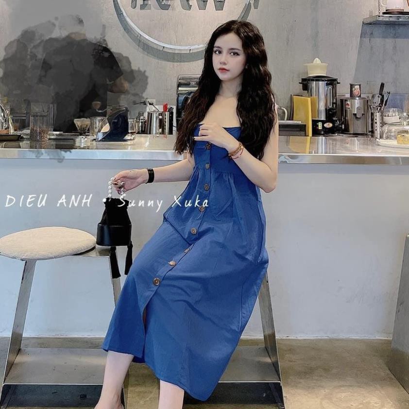 Set đồ nữ cá tính, set váy liền thân đi chơi sang chảnh mùa hè đẹp 8A00130 THVVN