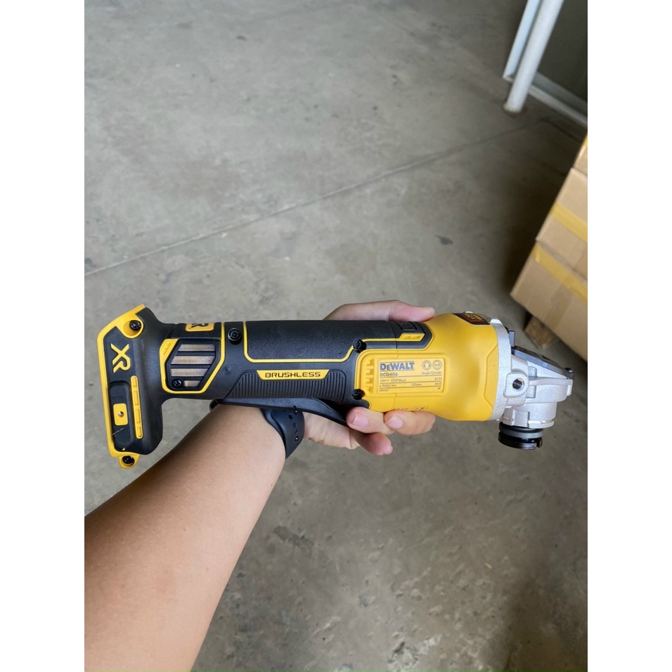DEWALT DCG413B DCG406 Brushless - Thân Máy Mài Pin công tắc bóp 18 / 20V 100 - 115 / 125mm - Chính Hãng