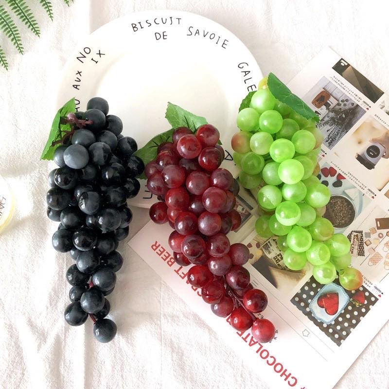 Set lát hoa quả trái cây giả dưa hấu , kiwi , táo , dâu tây , lát chanh