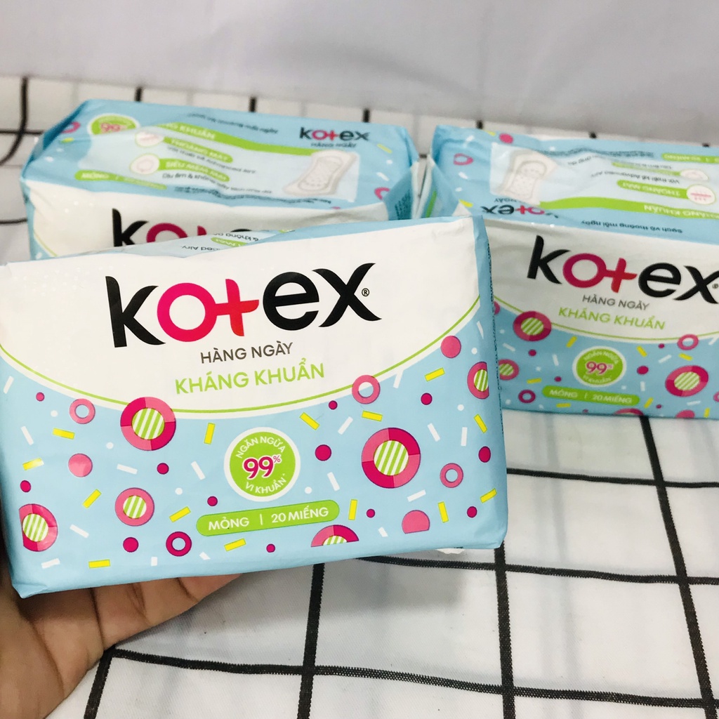 Băng vệ sinh Kotex siêu mỏng hàng ngày 20 miếng -8080