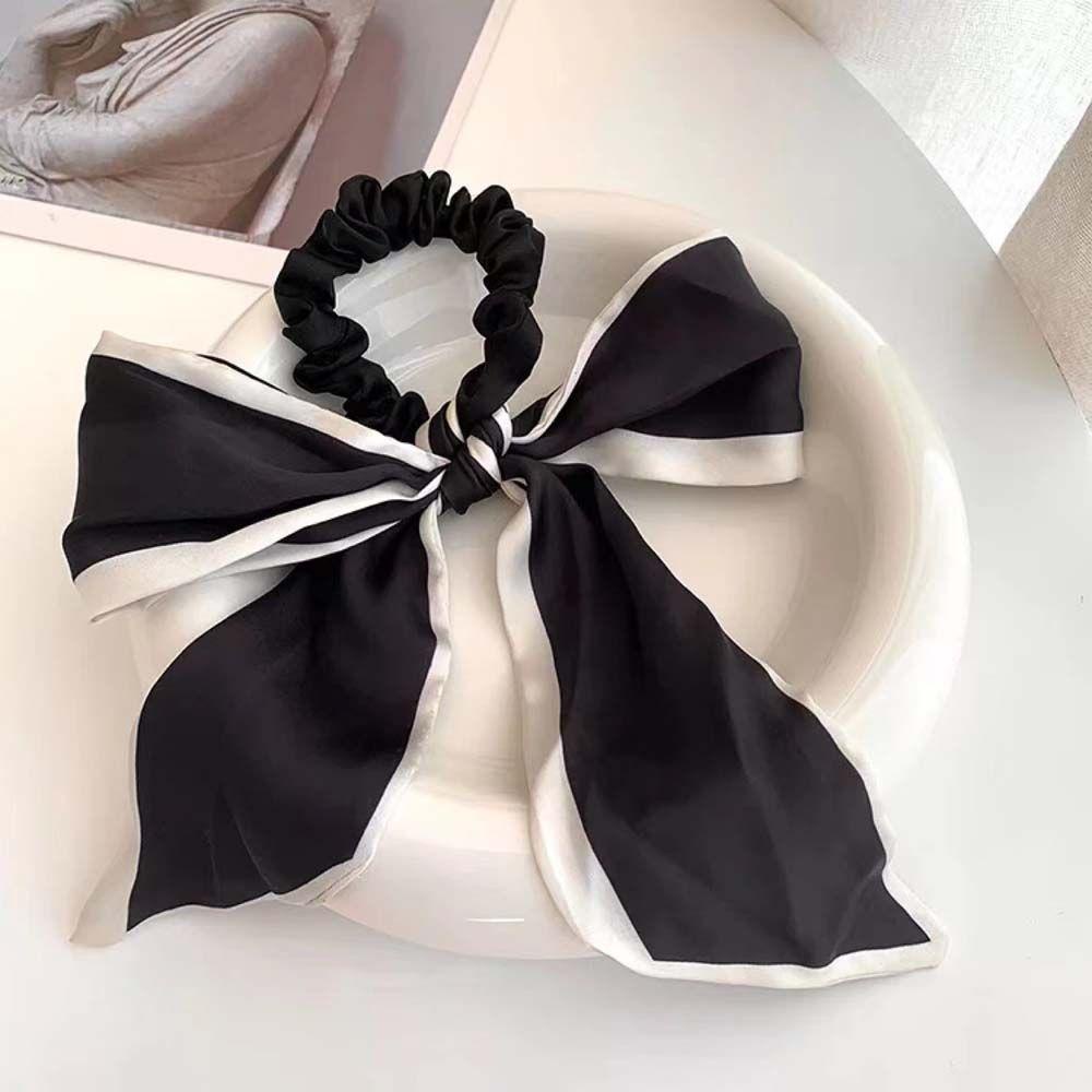 Dây Cột Tóc Cao Su Co Giãn Phối Nơ Dài Xinh Xắn Thời Trang Đi Biển Cho Nữ WMES15H