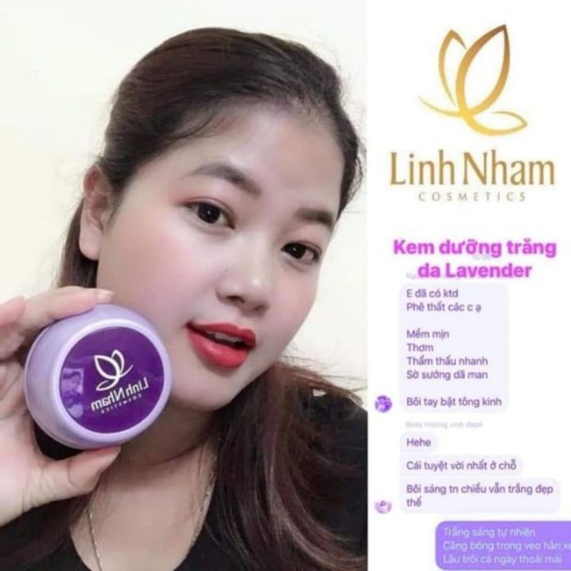 Kem trắng da ban ngày Linh Nhâm [kem dưỡng ngày Lavender Organic Linh Nhâm]