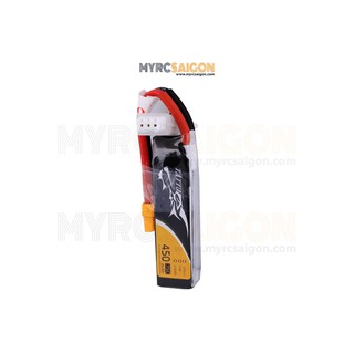 PIN TATTU 2S 7.4V 450MAH 75C