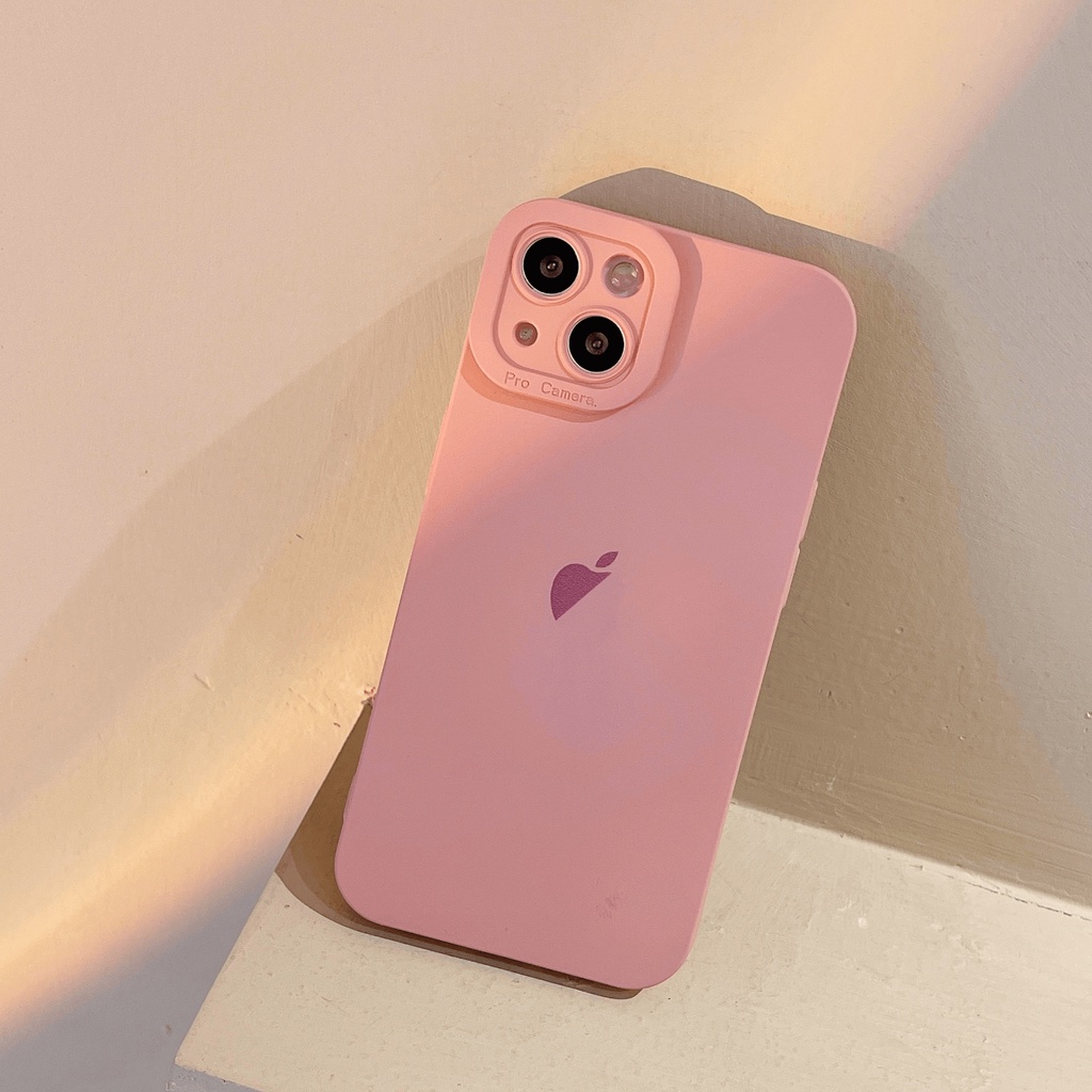 Ốp điện thoại silicone màu trơn chống sốc thời trang thích hợp cho IPHONE 12 7 8 PLUS SE 2020 11 X XS XR