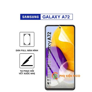 Dán màn hình Samsung A72 full màn dẻo trong suốt PPF tự phục hồi vết xước - Dán màn hình Samsung Galaxy A72