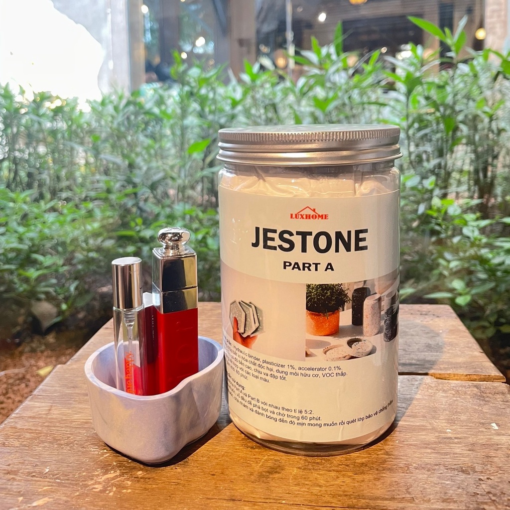 Làm Jesmonite, DIY, handmade, làm vật dụng đĩa, chậu cây, tượng, quà lưu niệm - Jestone