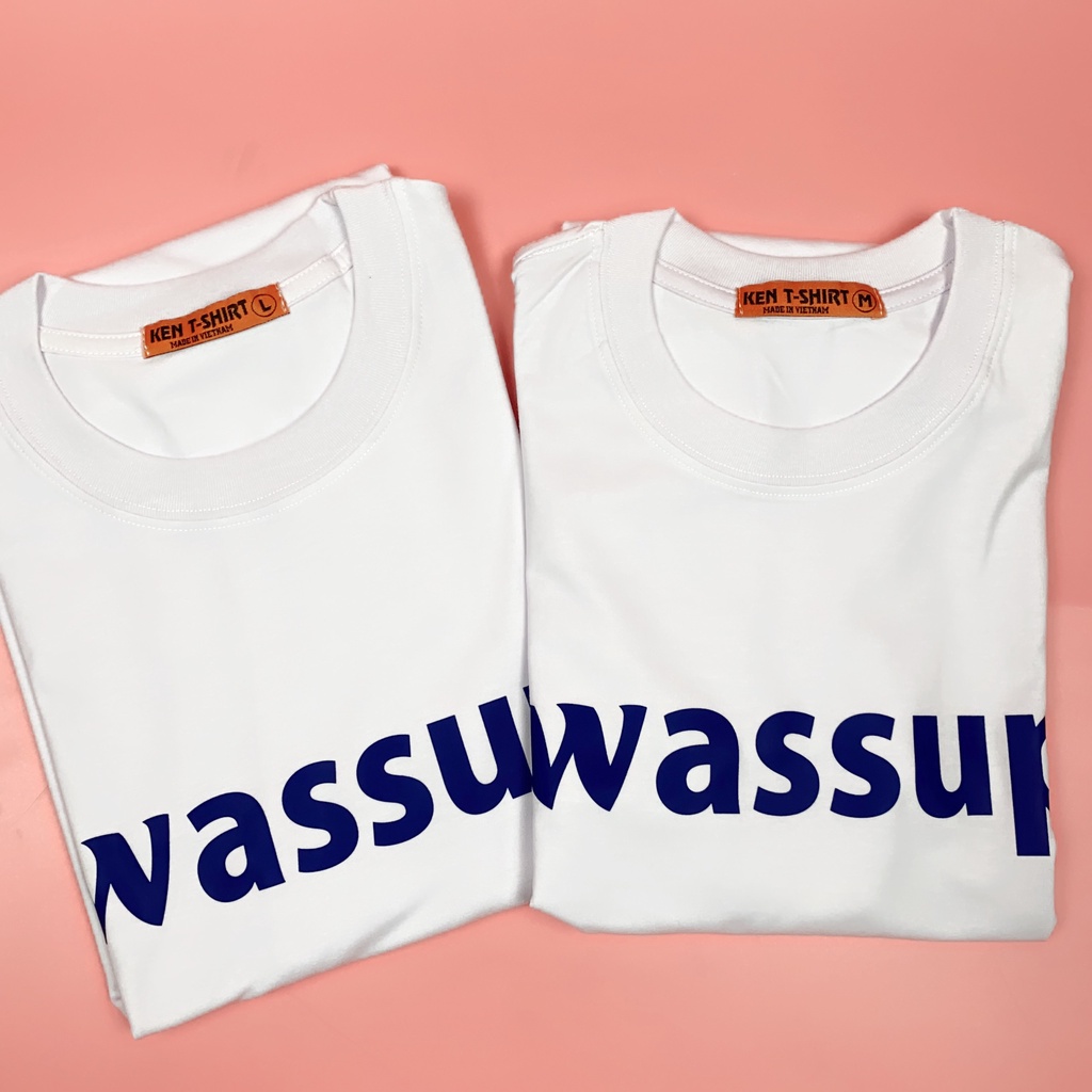 Áo phông nam tay lỡ HY KOREA nam nữ form rộng Wassup 305