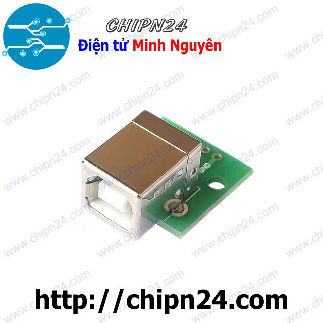 [1 CÁI] Đế chuyển Adapter USB B Cái Vuông to DIP