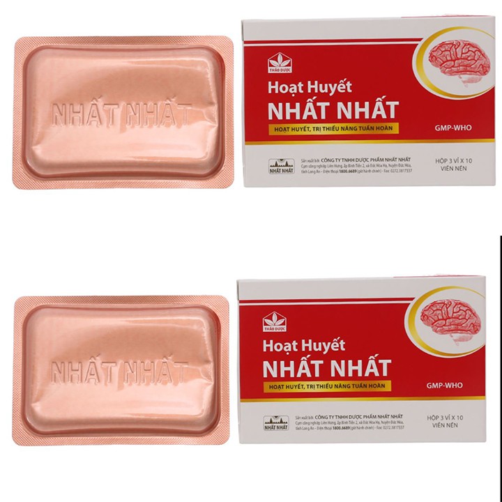 Hoạt huyết nhất nhất giúp lưu thông tuần hoàn máu, ngừa tai biến, đột quỵ, hộp 30 viên coastlinecarepharmacy | BigBuy360 - bigbuy360.vn