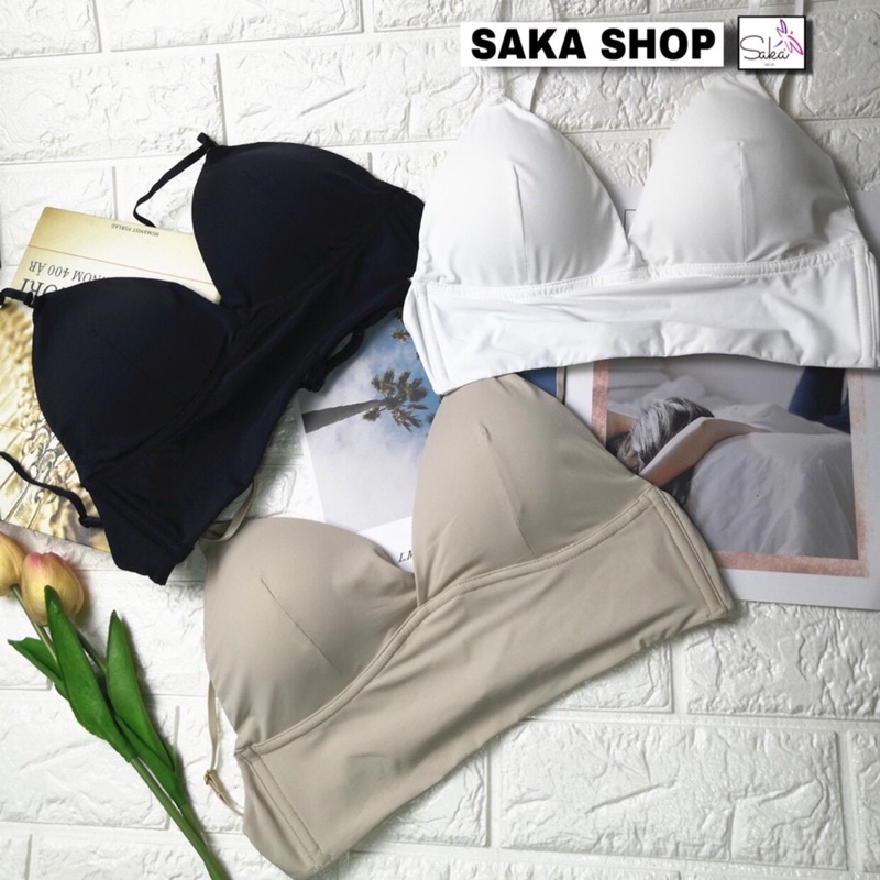 Áo bra nữ hở lưng quyến rũ nhiều màu chất vải su mát mịn