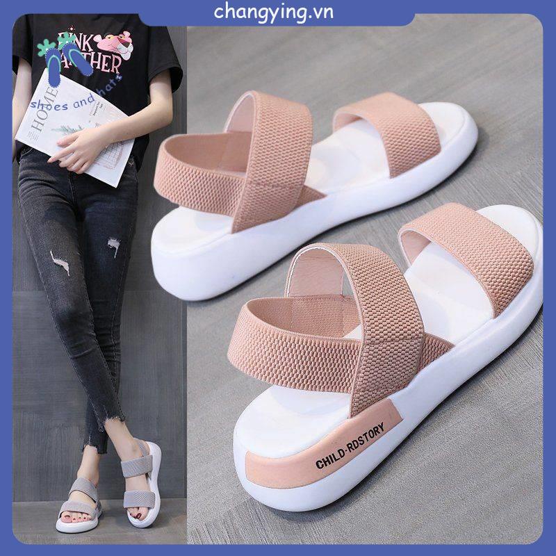Dép xăng đan Giày Sandal Thể Thao Đế Mềm Thời Trang Mùa Hè Phong Cách Hàn Quốc