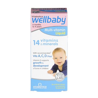 Vitamin Tổng Hợp Wellbaby Tăng Đề Kháng Cho Bé 6 tháng - 4 tuổi (150ml)