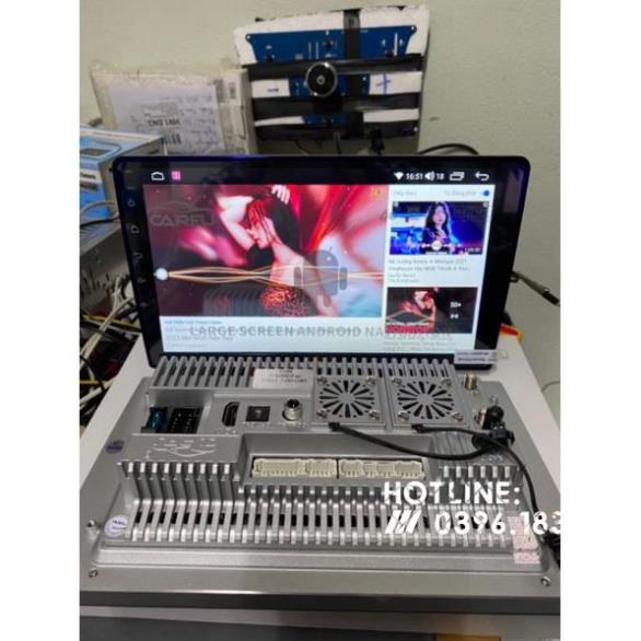 Màn hình Android Carfu G200/G200S Ram 3gb/4gb/32gb/64gb Liền cam 360 chip 8x 7862 cắm sim 5G siêu khủng ver 2022