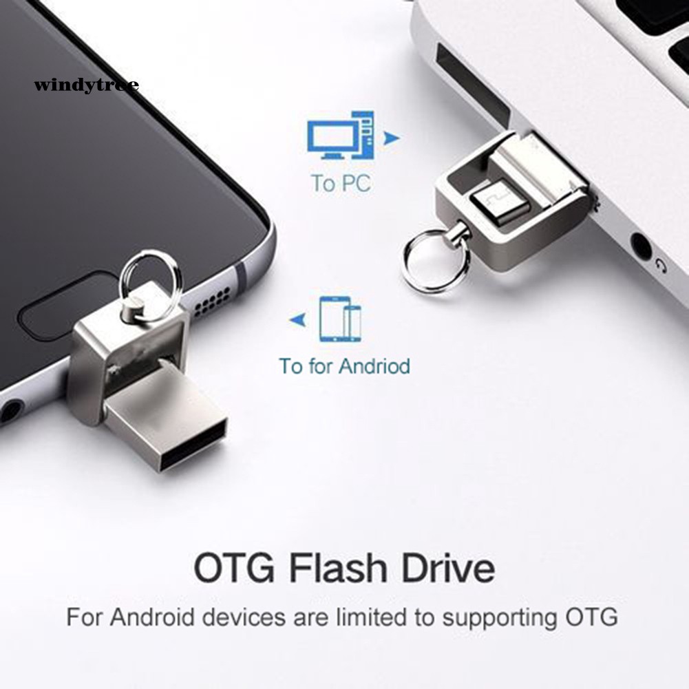 【WDTE】Swivel 1/2TB 256/512G Micro USB 3.0 Flash Drive Memory Thumb Stick OTG U Disk