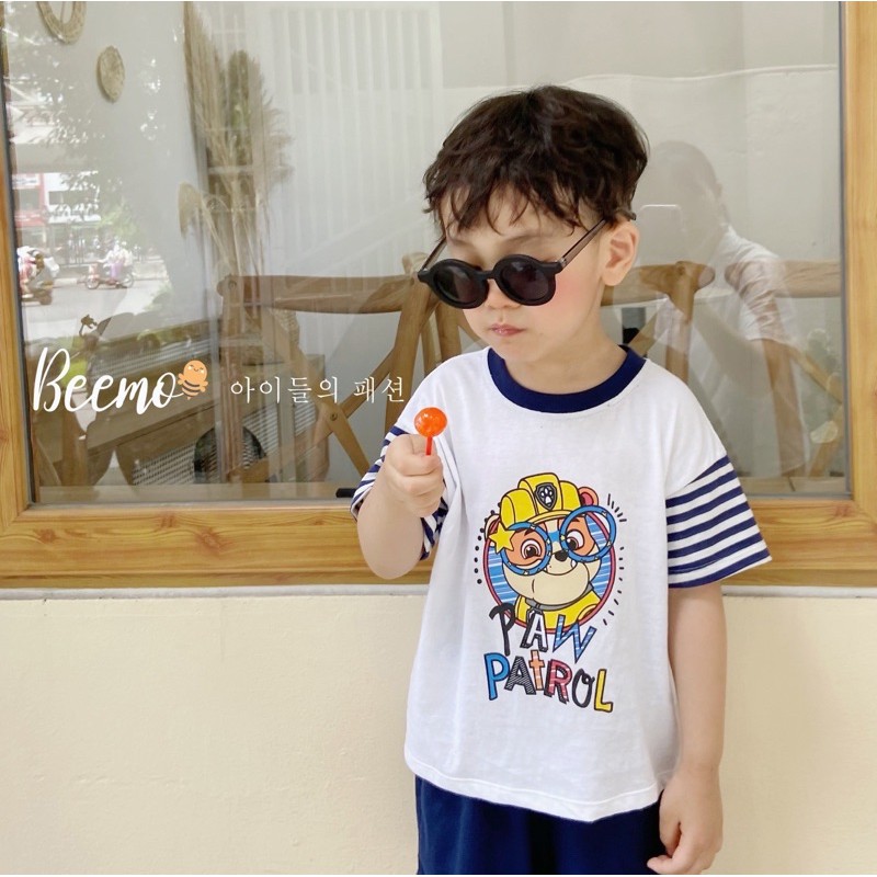 Bộ Cộc Tay Chú Chó Cứu Hộ PAWPATROL Bé Trai Chất Cotton Siêu Đẹp - ShopGo