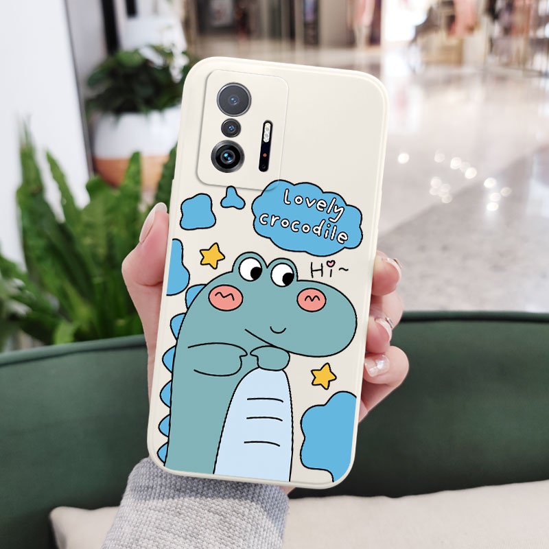 Dễ Thương Ốp Điện Thoại Hình Khủng Long Cho xiaomi mi 13t 12t 11t 10t pro lite mi 9t pro