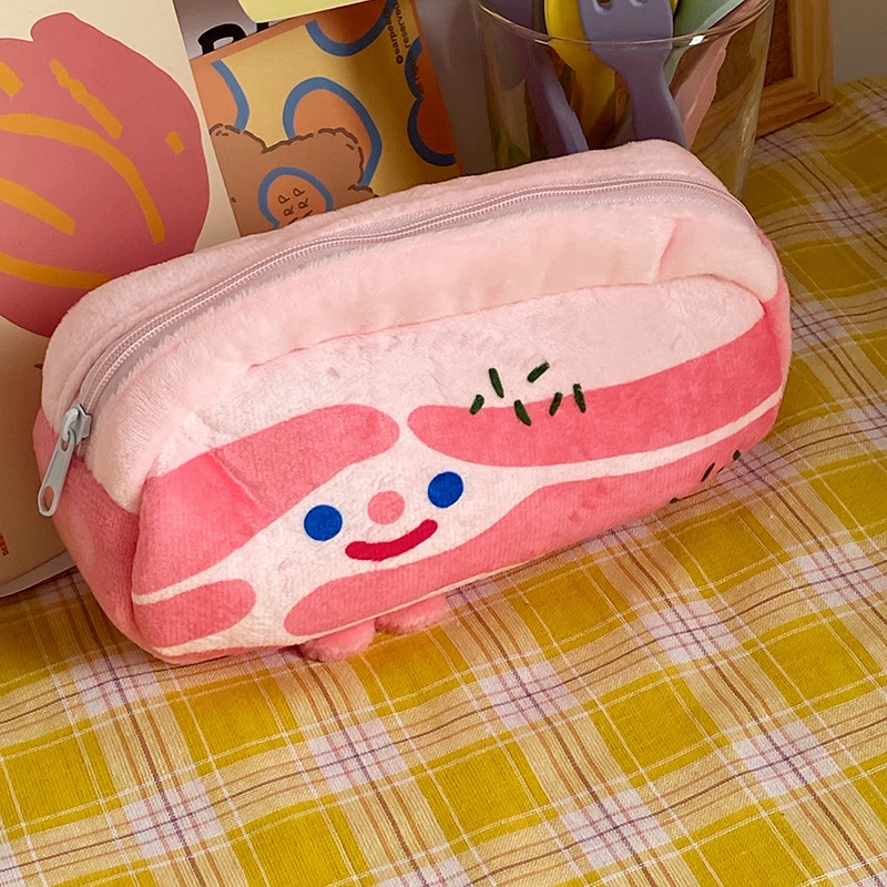 Túi đựng bút/mỹ phẩm trang điểm đa năng hình mặt cười xinh xắn | BigBuy360 - bigbuy360.vn