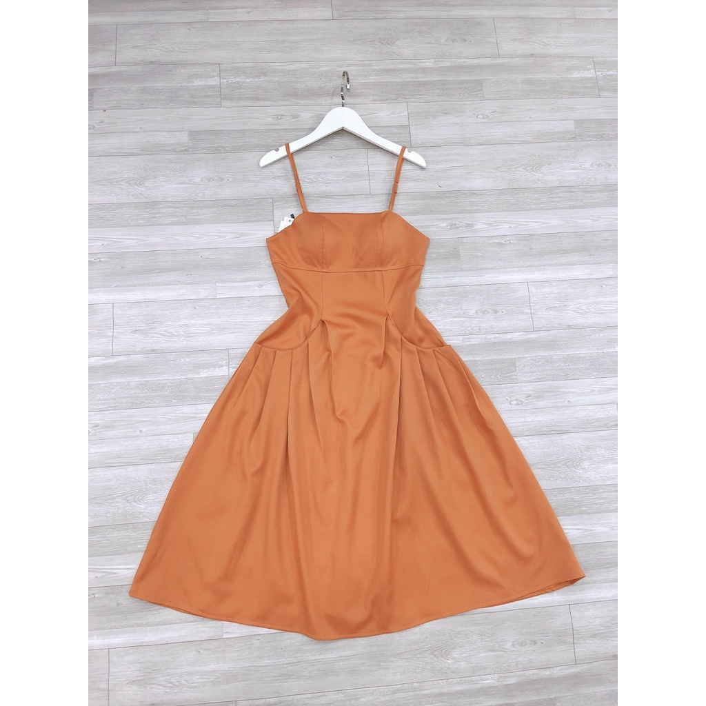 VÁY CAM LI TÚI CÚP NGỰC , THIẾT KẾ SANG TRỌNG CHẤT VẢI CO GIÃN NHẸ SIÊU MÁT (Lisa_botique hàng thiết kế cao cấp ) | BigBuy360 - bigbuy360.vn