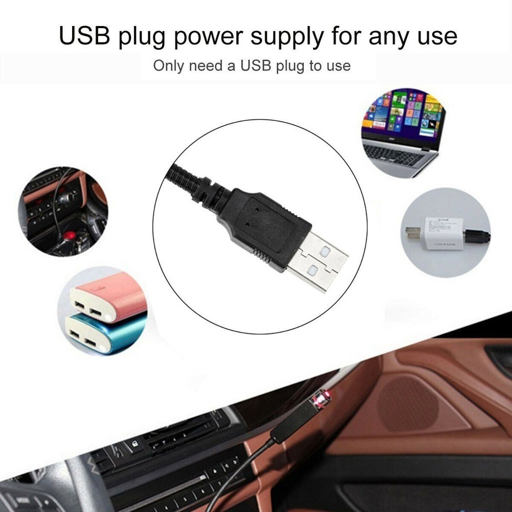 Đèn LED USB Mini Tạo Hiệu Ứng Bầu Trời Đầy Sao Trang Trí Nội Thất Xe Hơi