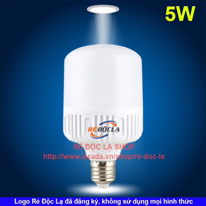 Bóng đèn Led trụ 5W Trắng( Loại 1 )