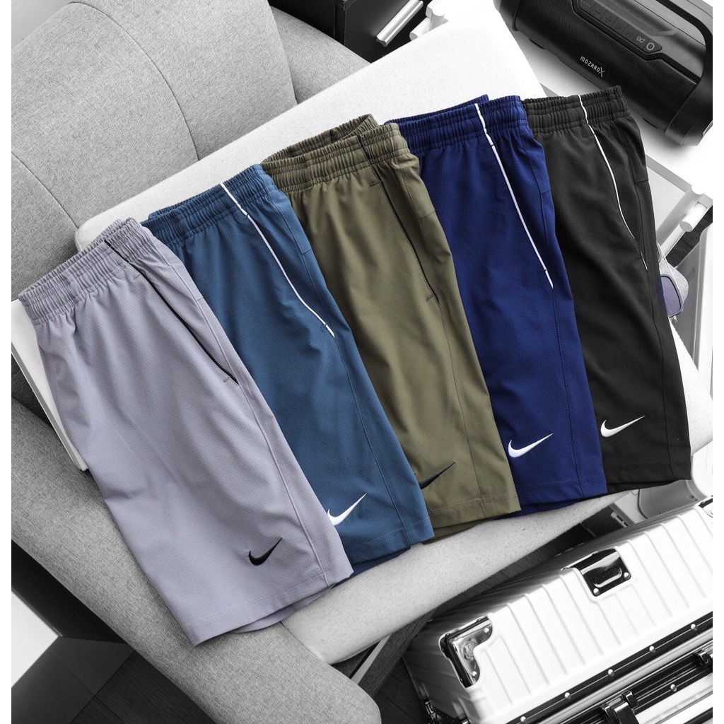 Quần short thể thao nam chất xi mềm nhẹ mát, quần đùi tập gym, chạy bộ măc nhà chuẩn phom - QSN17