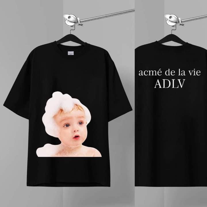 Áo thun tay lỡ ALDV hình bé trai 5D sắc nét, Áo phông unisex nam nữ form rộng oversize chất liệu thun Cotton xịn MK11