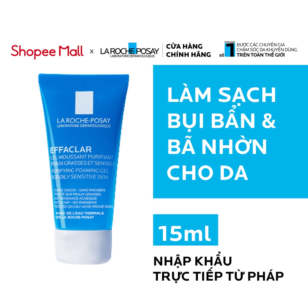 Bộ sản phẩm giảm mụn ngừa thâm hiệu quả nhau 12H Effaclar Duo(+) 7.5ml