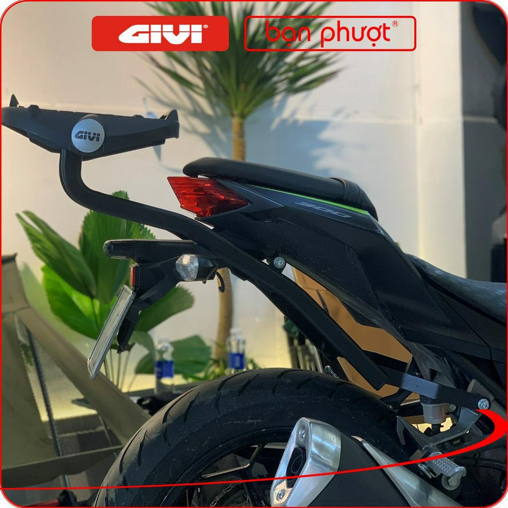 Baga Givi Cho Xe KAWASAKI Z300 - Cảng Trợ Lực GIVI HRV-NINJA250, Z300 - Bạn Phượt