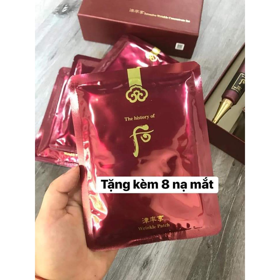 Set kem vùng mắt và khóe miệng Whoo đỏ