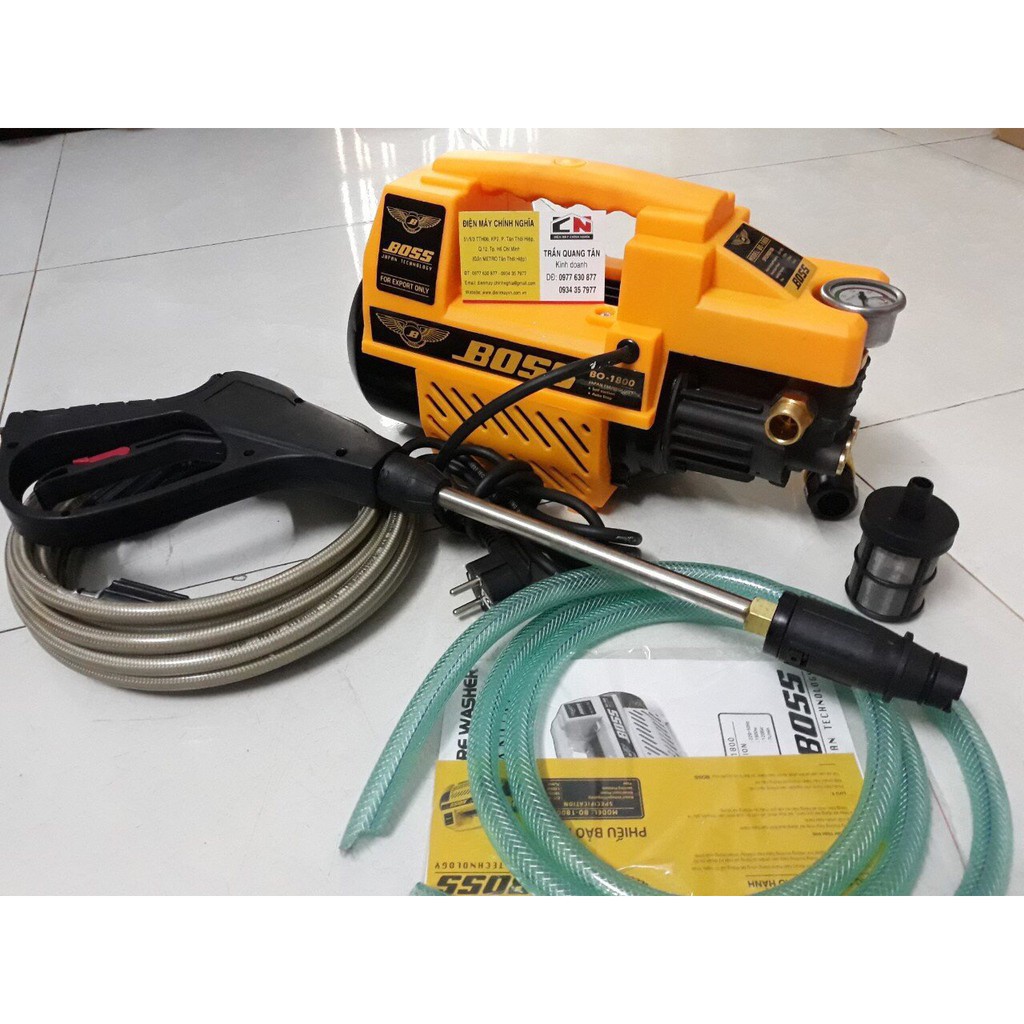 Máy Rửa Xe  3500W  chỉnh áp Siêu Bền Siêu Khỏe  Dây Áp Lực 15M Máy rửa xe mini dung tưới cây ,rửa xe