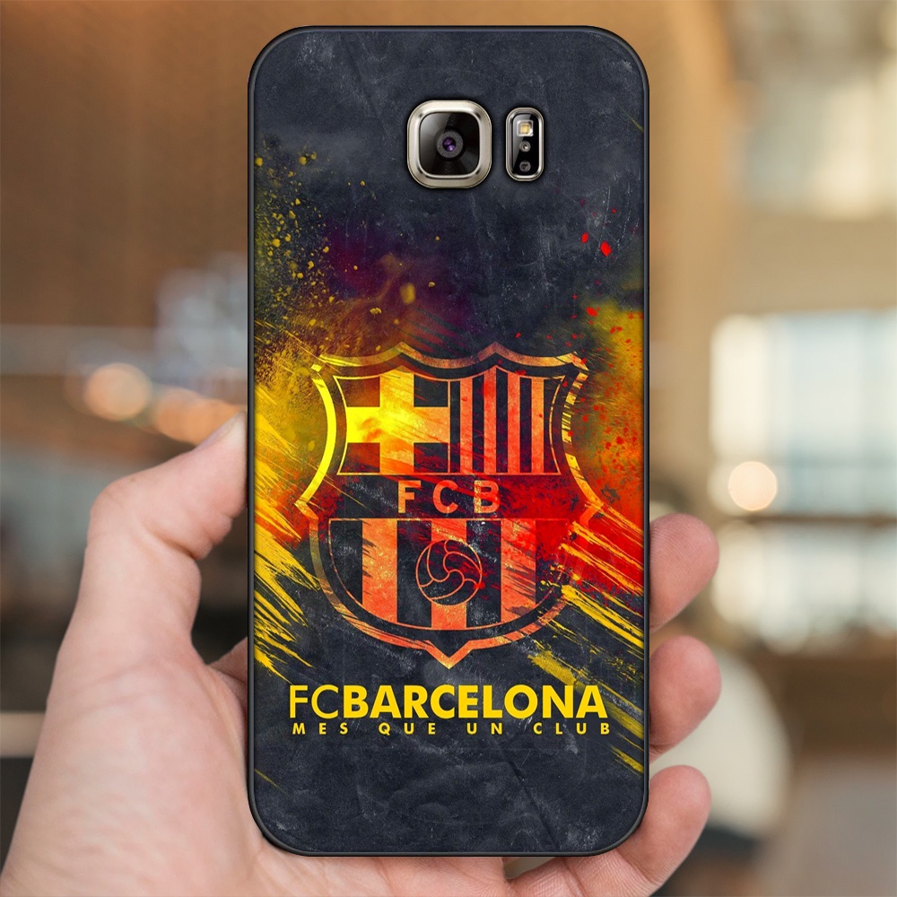 Ốp lưng Samsung Note 5 viền đen in hình Barcelona Barca