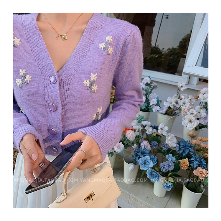 Áo Khoác Cardigan Dệt Kim Phong Cách Hàn Quốc Xinh Xắn Cho Nữ Giới 7243# | BigBuy360 - bigbuy360.vn