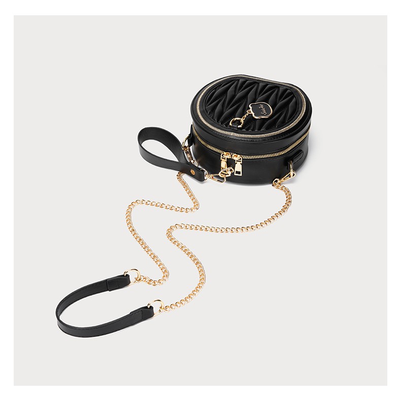 219 Túi xách nữ thiết kế phong cách thời trang cao cấp túi tròn