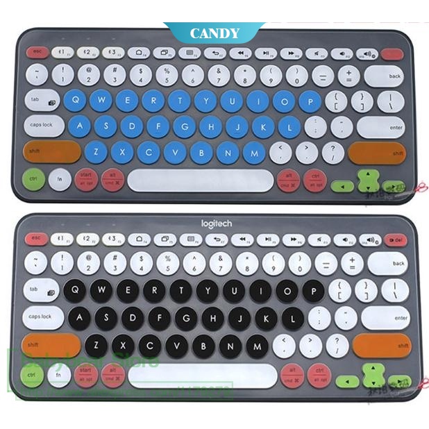 Tấm phủ bảo vệ bàn phím bằng TPU silicone cho bàn phím cơ không dây Logitech K380 nhiều màu lựa chọn