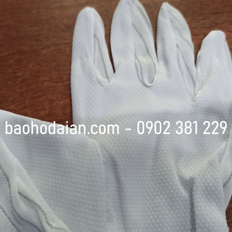 Găng tay chống tĩnh điện Vải Polyester (5 đôi)