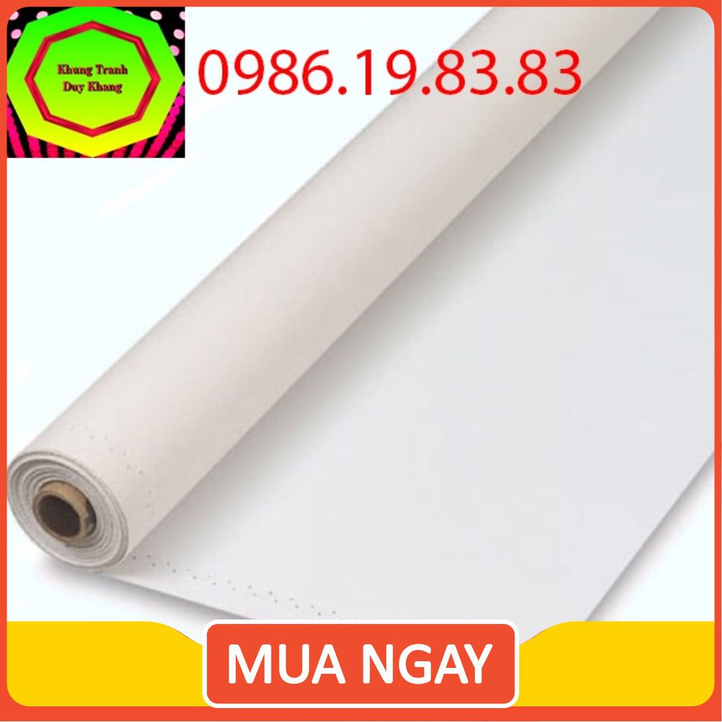 Vải toan vẽ tranh [vải catwsn sẵn theo khổ]