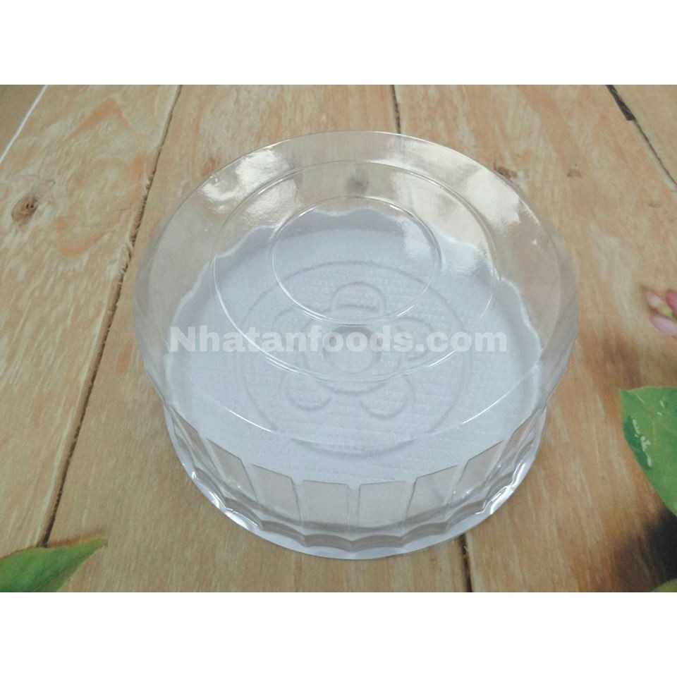 Hộp nhựa tròn đế trắng HH47  - 5 cái