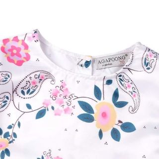 Bộ bé gái in hoa siêu cute size 70