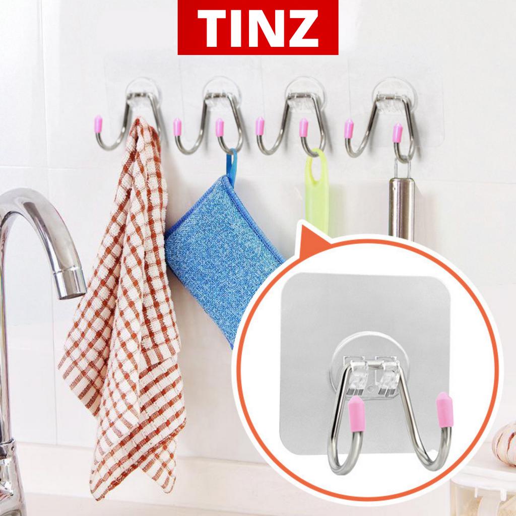 Móc đôi treo đồ đa năng bằng thép không gỉ TINZ |mã MOCDOI