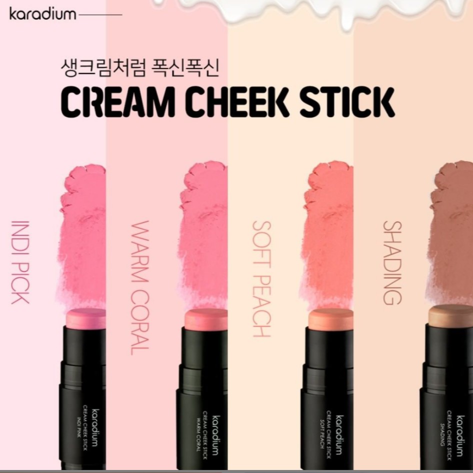 Phấn Má Hồng Dạng Thỏi Karadium Cream Cheek Stick 8g