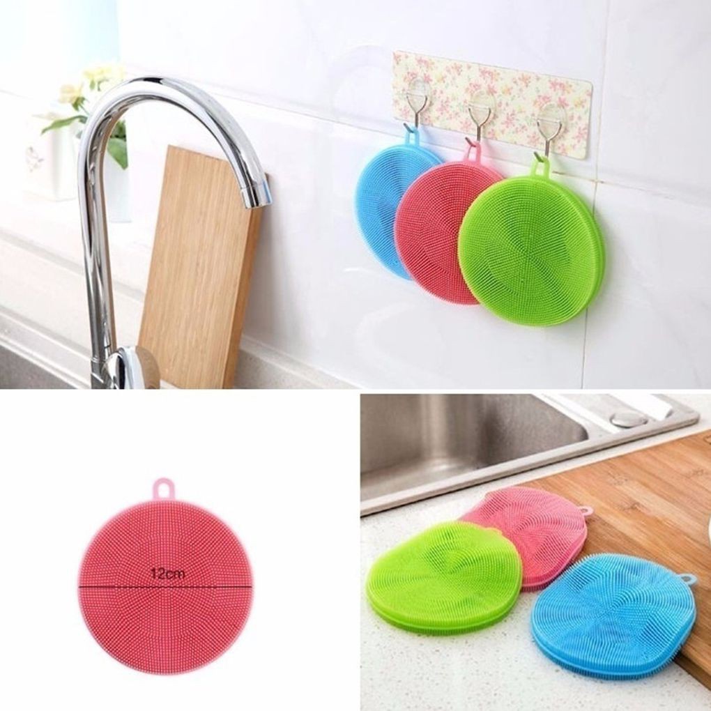Set 4 Miếng Silicon Rửa Chén Đa Năng