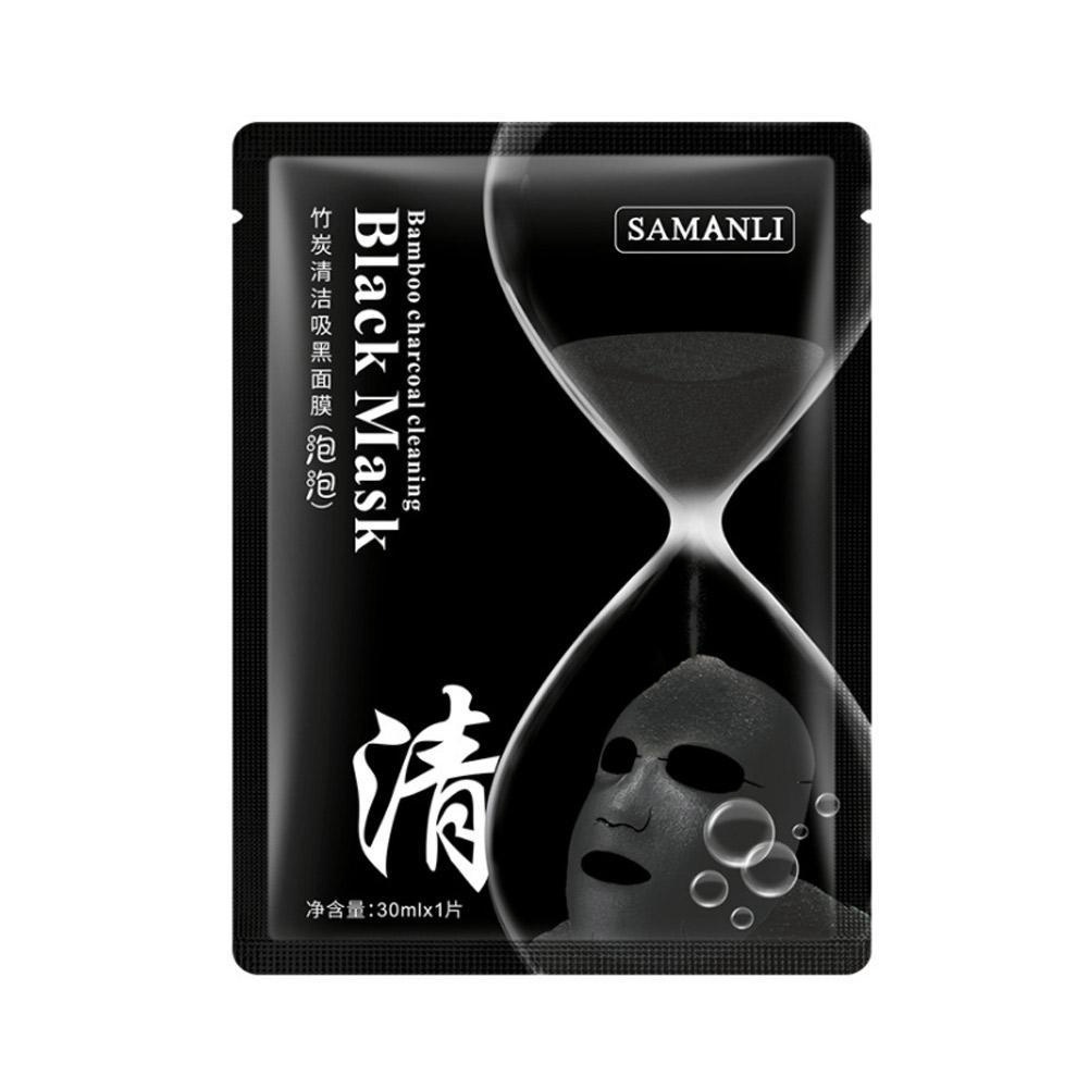 [Hàng mới về] Mặt nạ than tre sủi bọt thải độc dưỡng ẩm làm trắng da mặt Hàn Quốc U0D8