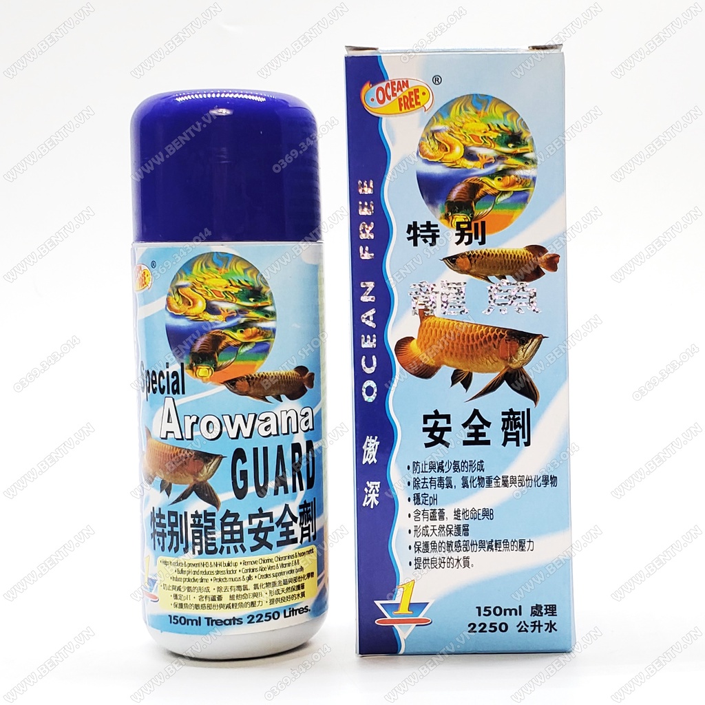 Chai Số 1 Khử Nước Mới Giảm Stress Cho Cá Rồng