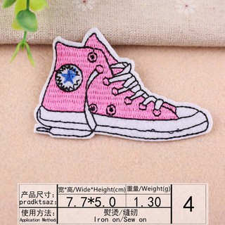 Sticker Ủi Thêu Hình Đôi Giày