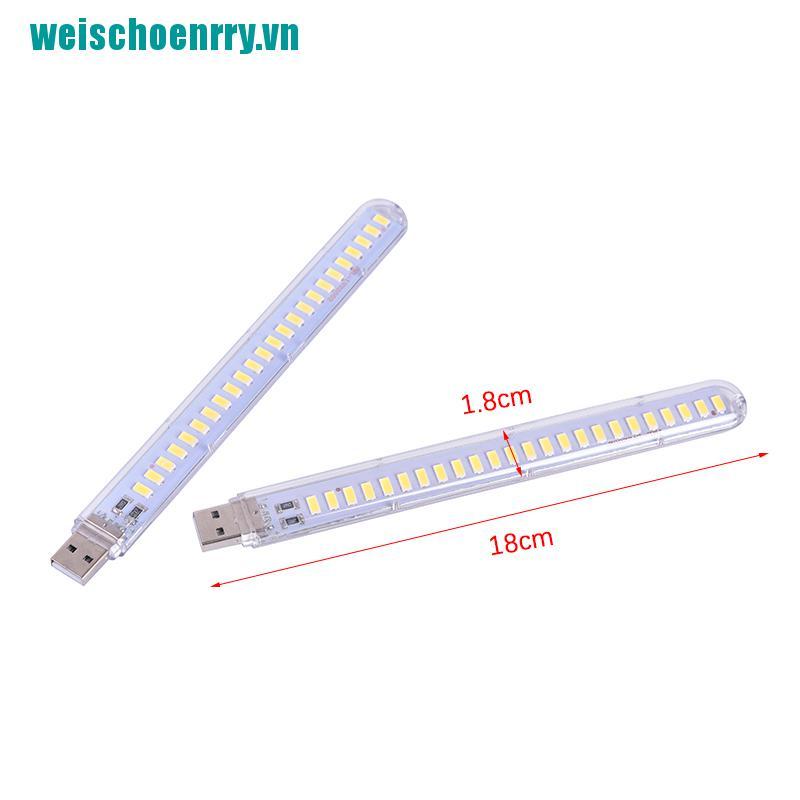 Weis♪Đèn LED USB 5V 12W 24 Bóng Chất Lượng Cao