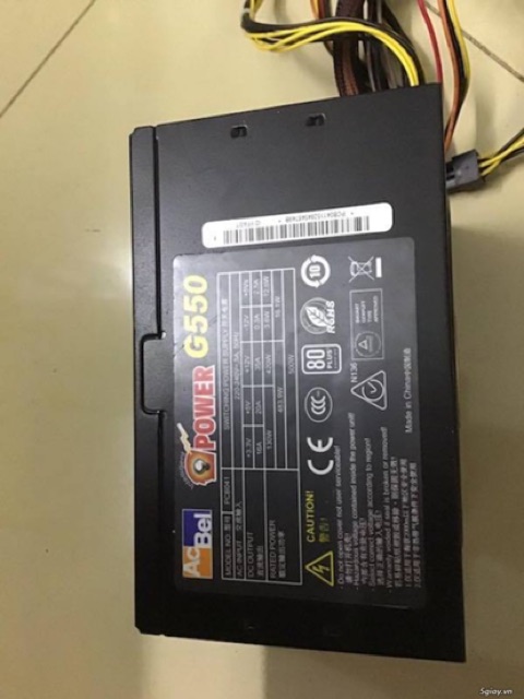 Nguồn Acbel g550 80plus chính hãng nguyên tem