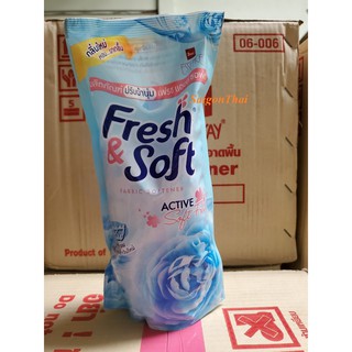 (SGT) Nước xả vải Thái Lan Fresh&Soft 600ml/túi